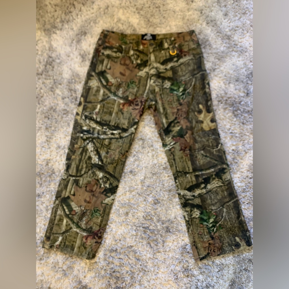 Mossy Oak Break Up Infinity Pants Men 36x30 Hunting Camo/Woods Jeans 100% Cotton